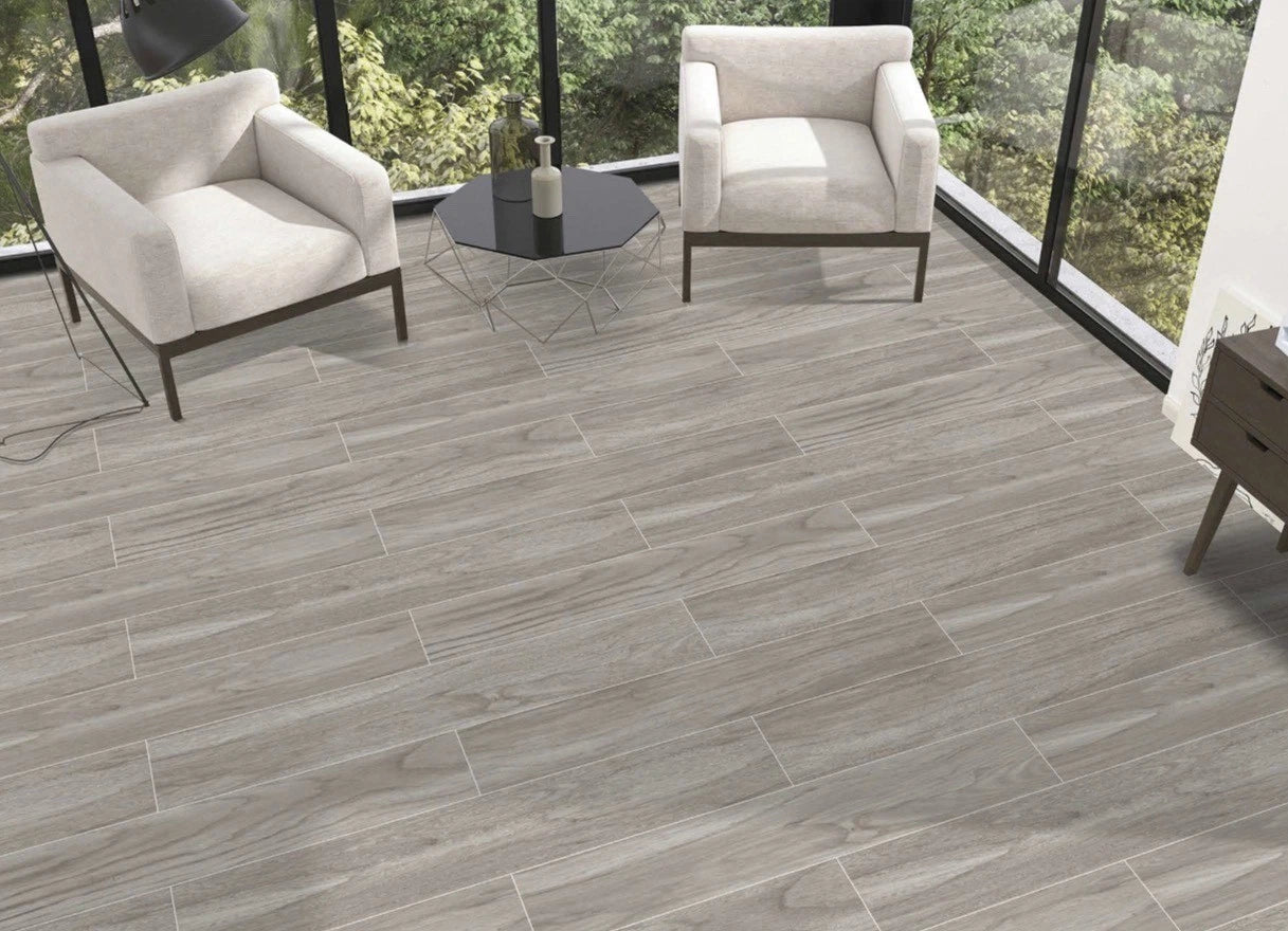 Wood Plank Tile Ashy Oak